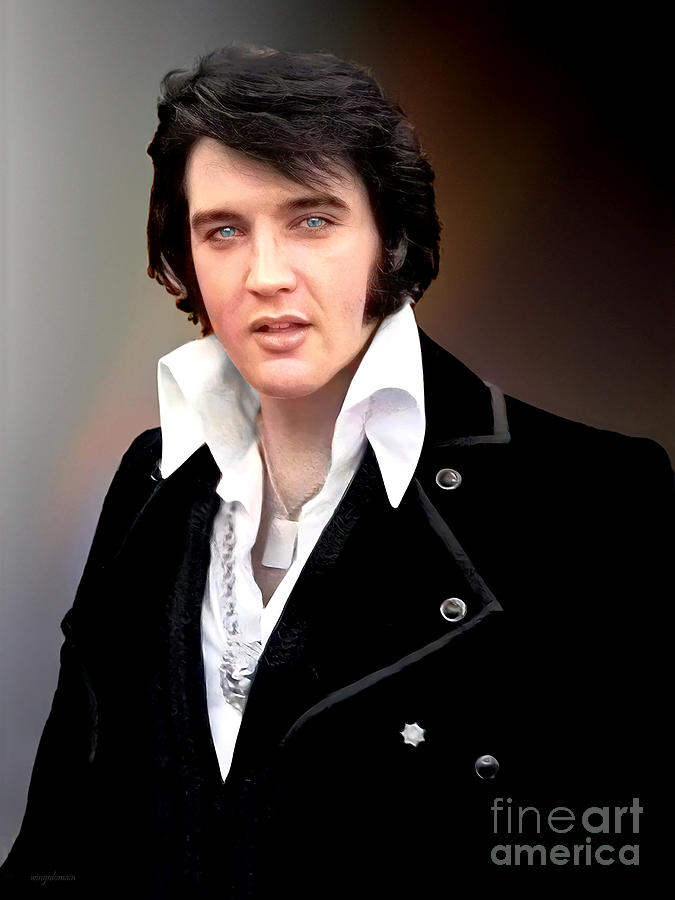 Elvis Presley Restored And Colorized 20240117z Photograph by Wingsdomain Art and Photography