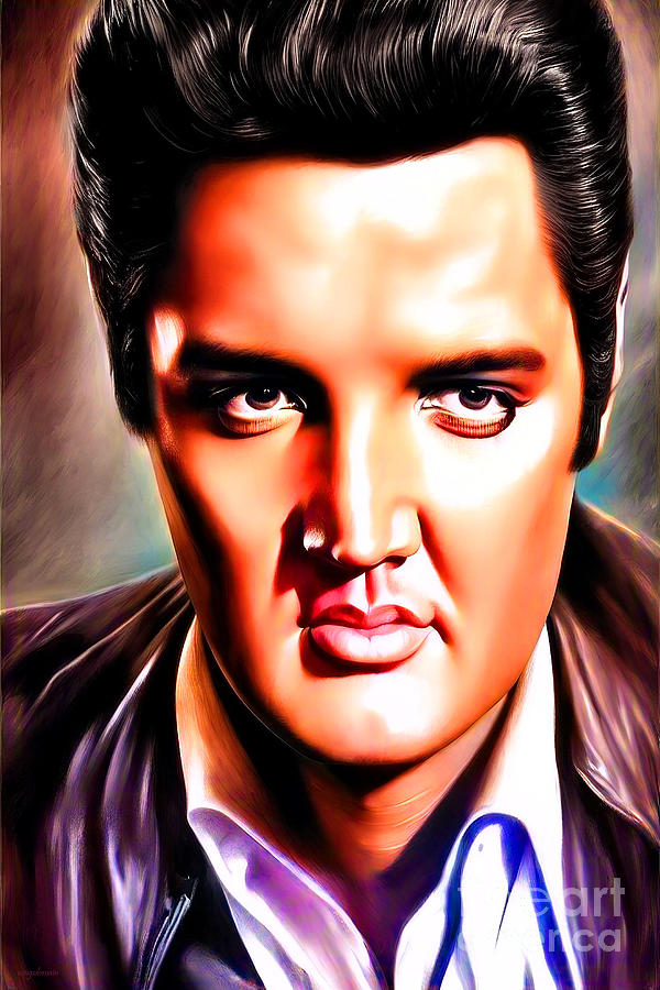 Elvis Presley The King of Rock And Roll 20221108f Mixed Media by ...