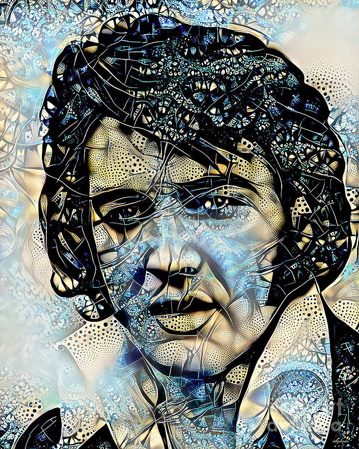 Elvis Presley The King of Rock And Roll in Surreal Abstract Colors 20210210 Photograph by Wingsdomain Art and Photography