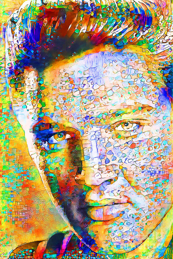 Elvis Presley The King of Rock And Roll in Vibrant Colors 20200708v2 Photograph by Wingsdomain Art and Photography