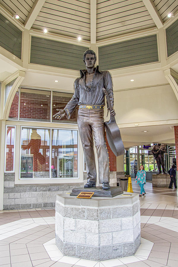 Elvis Statue Photograph by Jean Haynes - Fine Art America