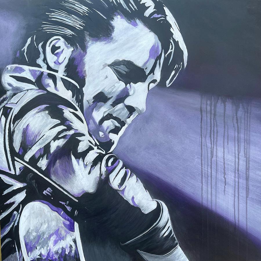 Elvis Painting by Teresa Fry