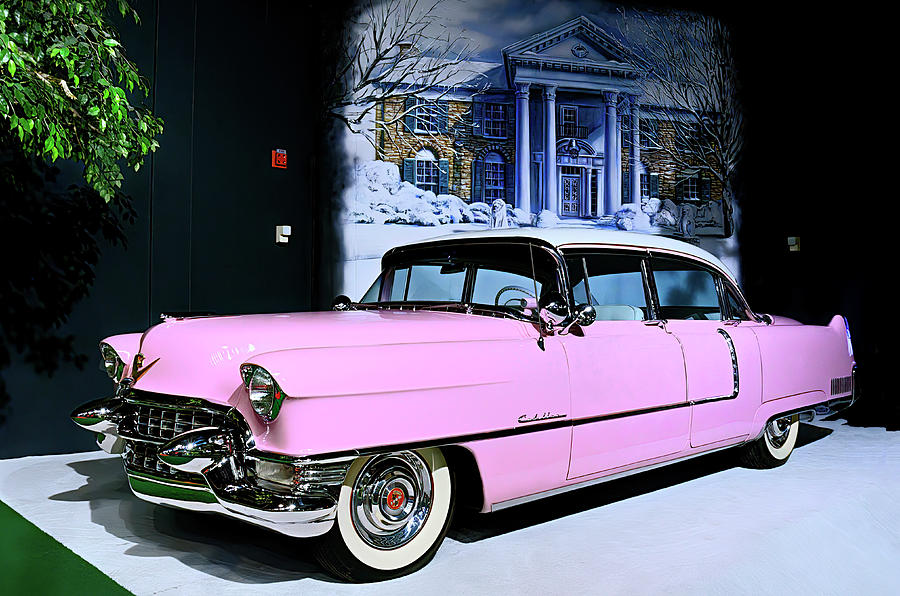 Elviss Pink Cadillac Photograph by David Lawson