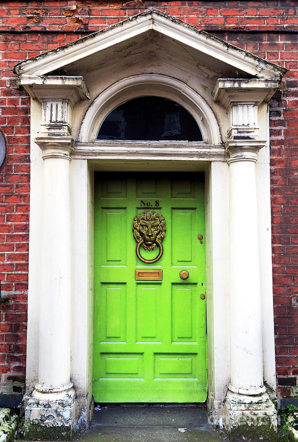 Ely House Door in Dublin Photograph by John Rizzuto