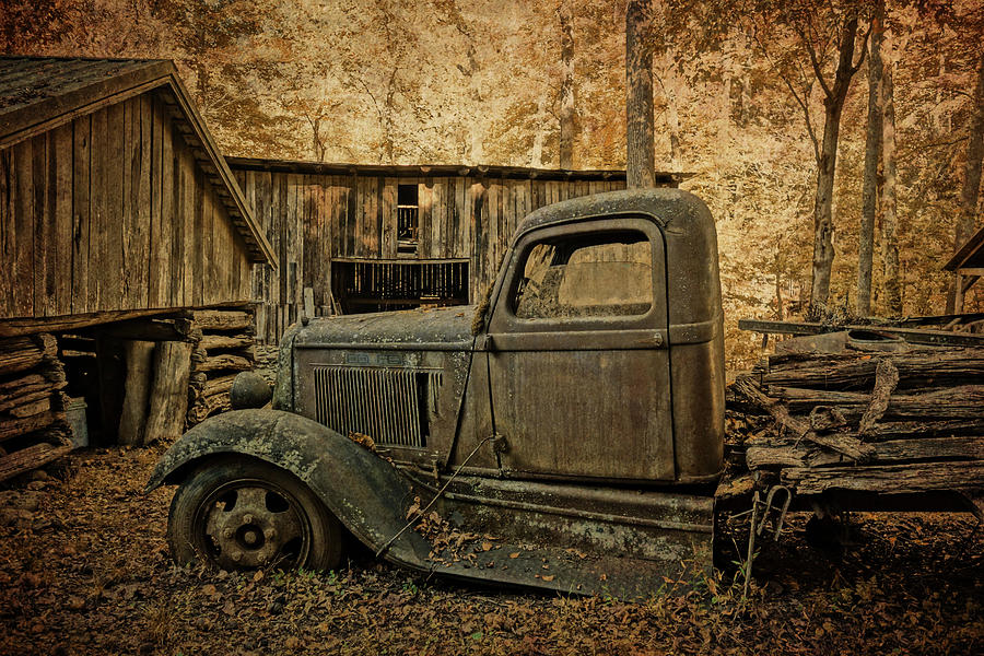 Ely Mill Old Truck Photograph by Dan Sproul