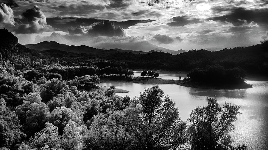Embalse del Conde, Near Ardales, Malaga Province, Andalucia, Spain Photograph by Panoramic Images