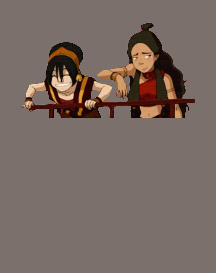 Ember Island Players Toph And Katara Active Best Graphic Tees For Men ...