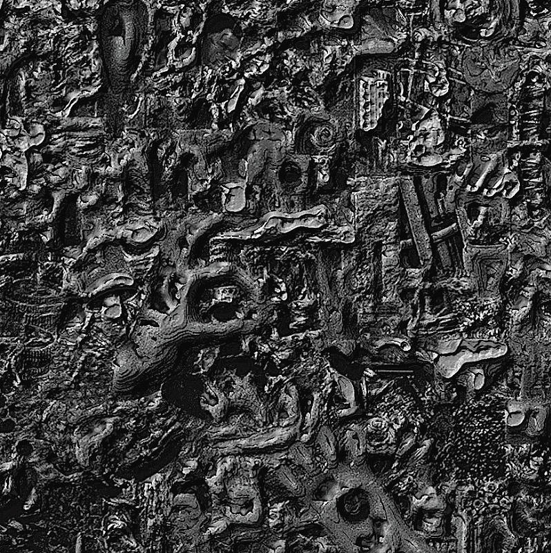 Emboss Detail 1 Digital Art by Steve Fields