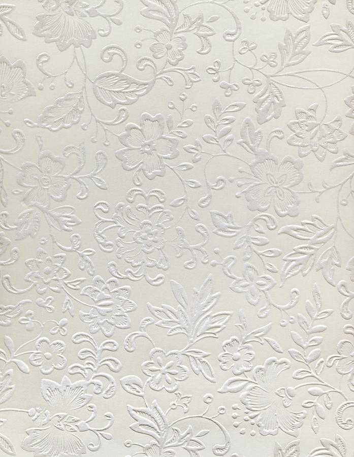Embossed floral design of a wedding pattern Photograph by LoudRedCreative