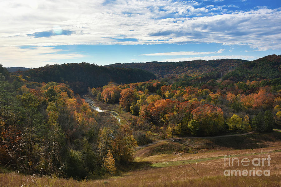 Embracing Fall in Broken Bow Photograph by Andrea Anderegg