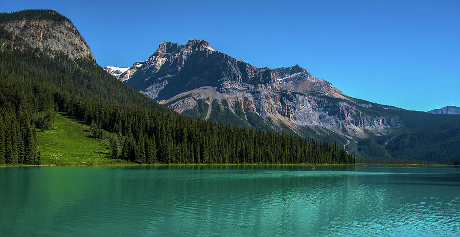 Emeral Lake, Alberta In The Peak Of The Summer Months Digital Art By 