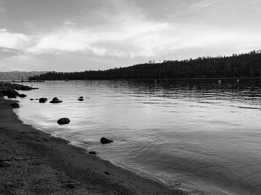 Emerald Bay Black and White Photograph by Sierra Vance | Pixels