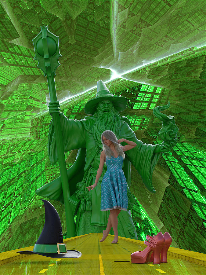 Emerald City Digital Art by Richard Hopkinson