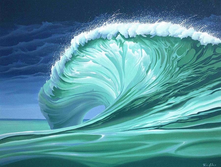 Emerald Dreams Painting by William Love