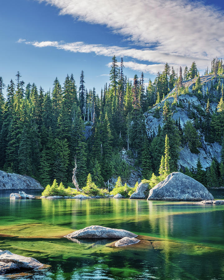 Emerald Lake Photograph by Alex Mironyuk
