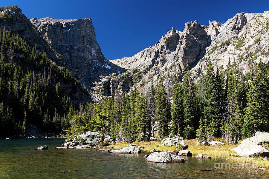 Emerald Lake In Rocky Mountain National Park Photograph