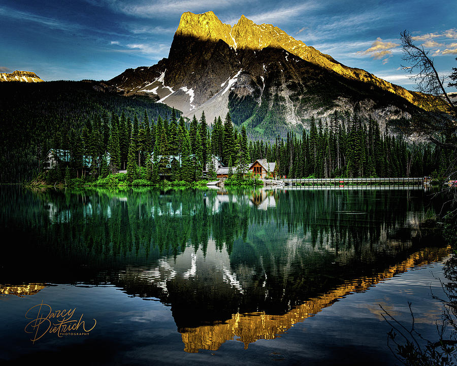 Emerald Lake Lodge Photograph by Darcy Dietrich