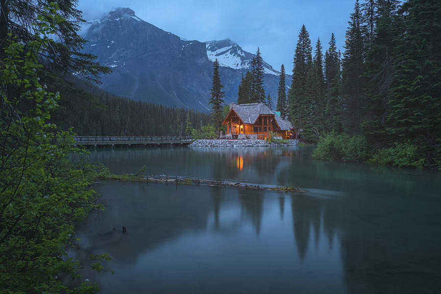 Emerald Lake Lodge. Yoho National Park, Canada Photograph by Stephen ...