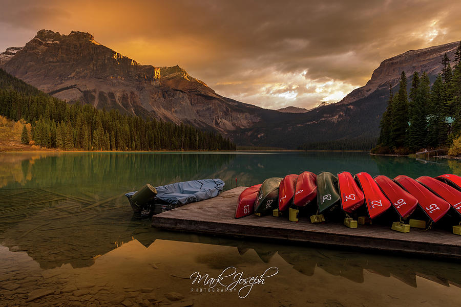 Emerald Lake Sunrise Photograph by Mark Joseph
