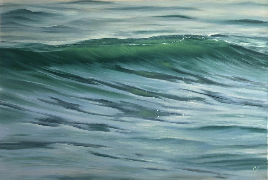 Emerald Of The Sea Painting By Eva Volf