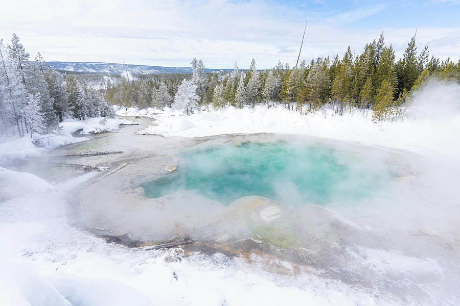 Emerald Spring, Yellowstone National Park Photograph by The Yellowstone ...