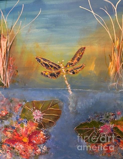 Emergence Painting by Kathy Bee