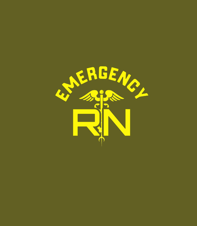 Emergency RN Design Digital Art by Darryl Melani - Fine Art America