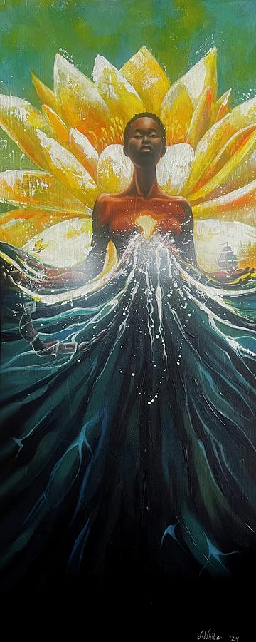 Emerging Crown Painting by Jerome White