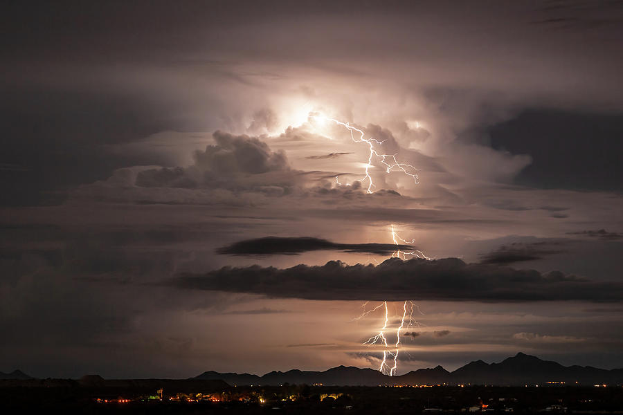 Emilys Lightning Photograph by Jhaz Photo Emilys Lightning Photograph by Jhaz Photo