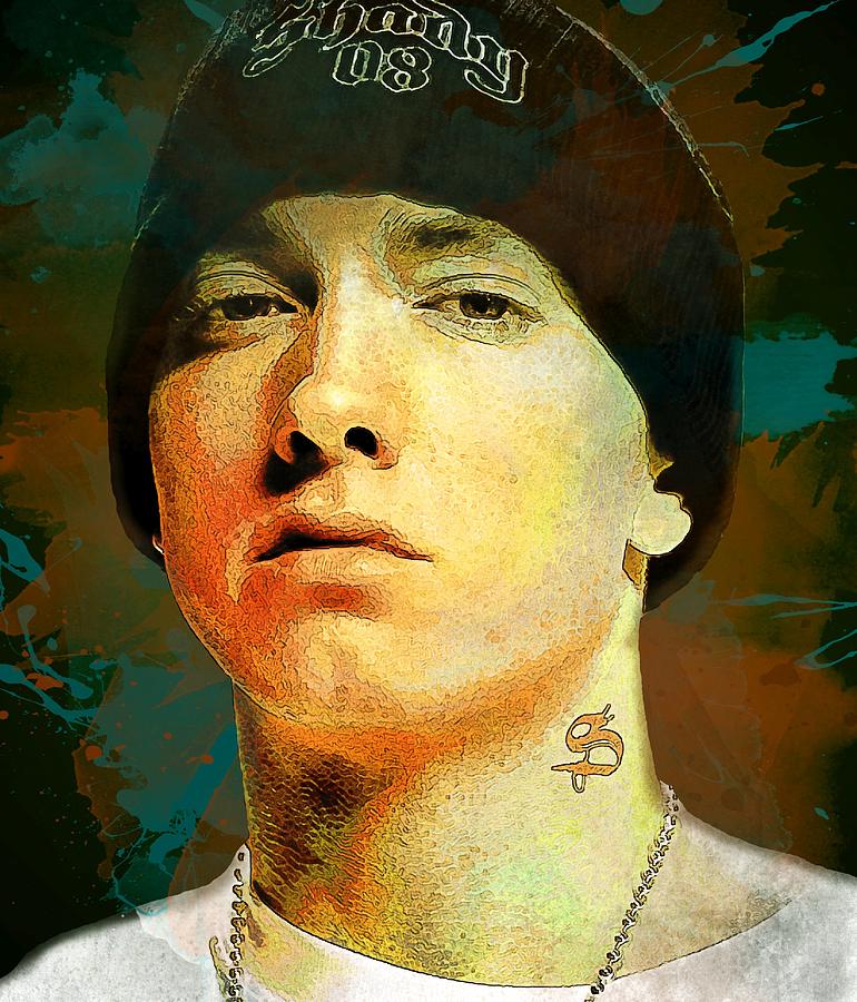 Eminem Digital Art by Cipriano T Becraft - Fine Art America