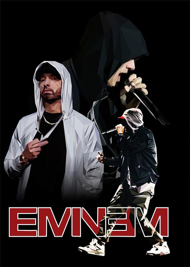 Eminem Fan art Digital Art by Nafiatul Waqi'ah - Fine Art America