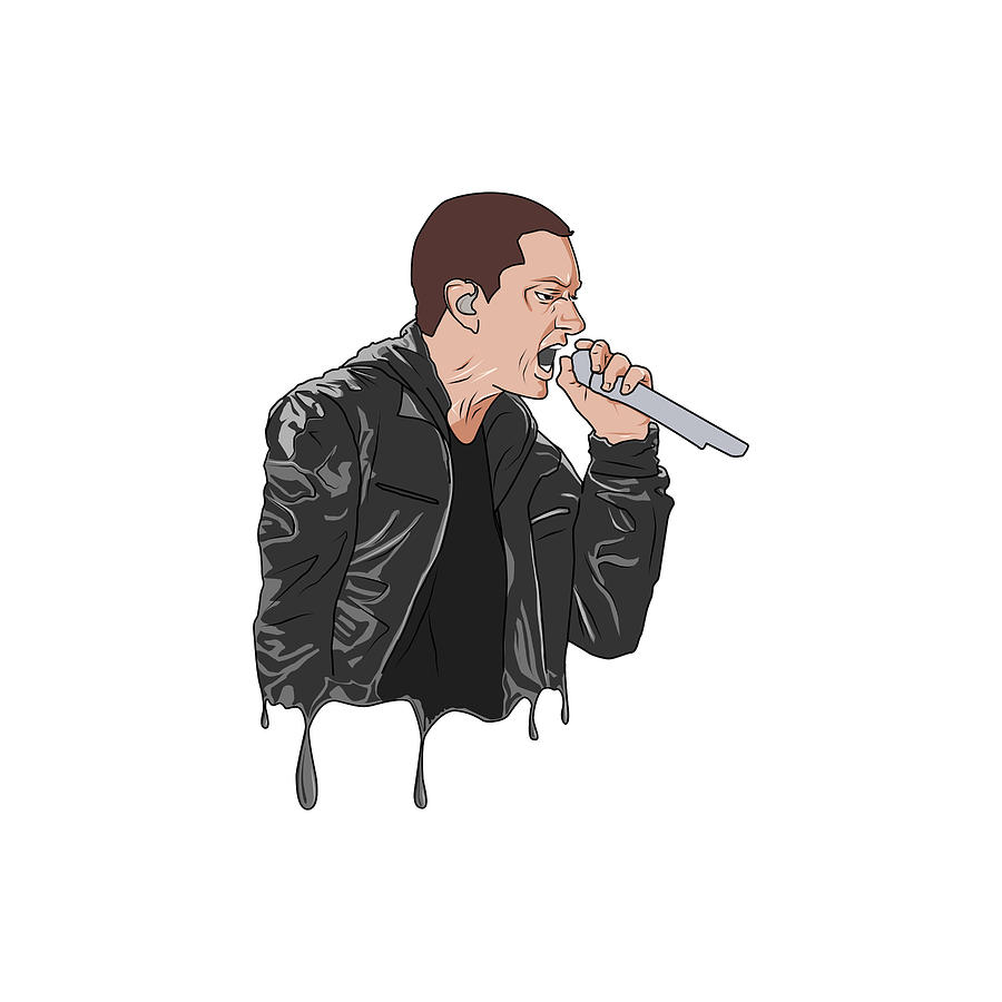Eminem Digital Art by Nicholas Grunas