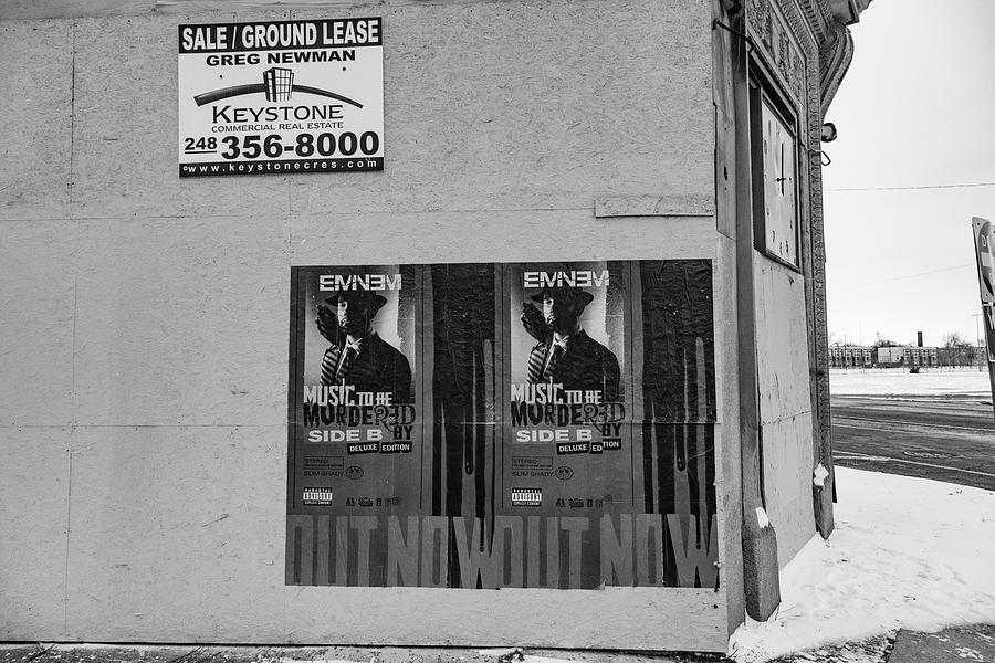 Eminem Poster in Detroit Michigan Photograph by Eldon McGraw