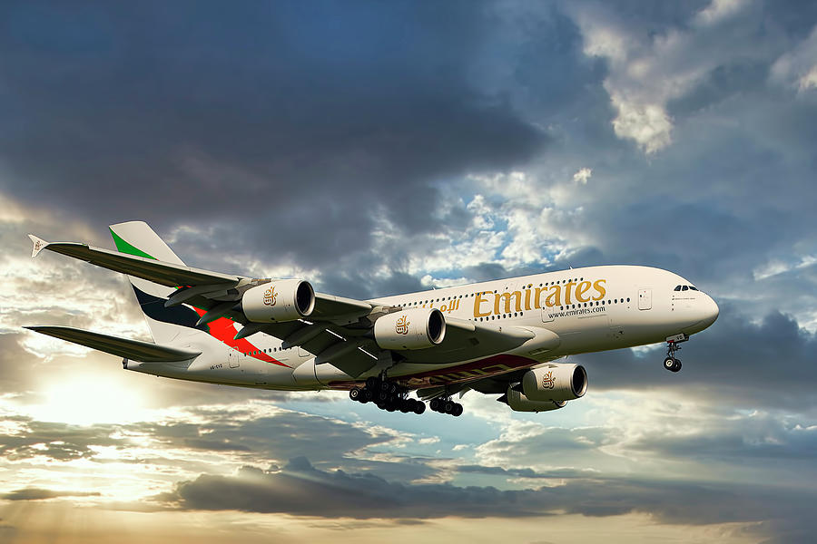 Emirates Airbus A380 Photograph By Gert Hilbink Fine Art America