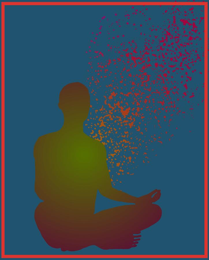 Emitting Zen  Digital Art by Don Ravi