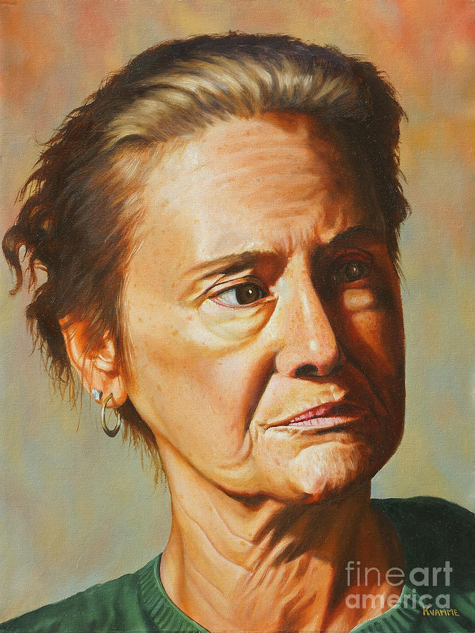 Auntie Ida Painting by Ken Kvamme