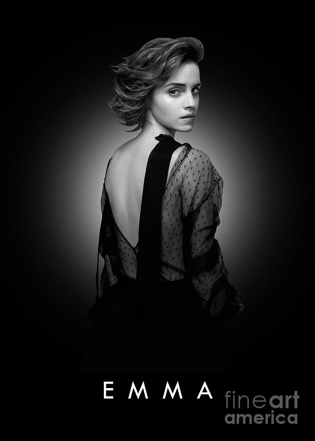 Emma Watson Digital Art - Emma Watson by Bo Kev