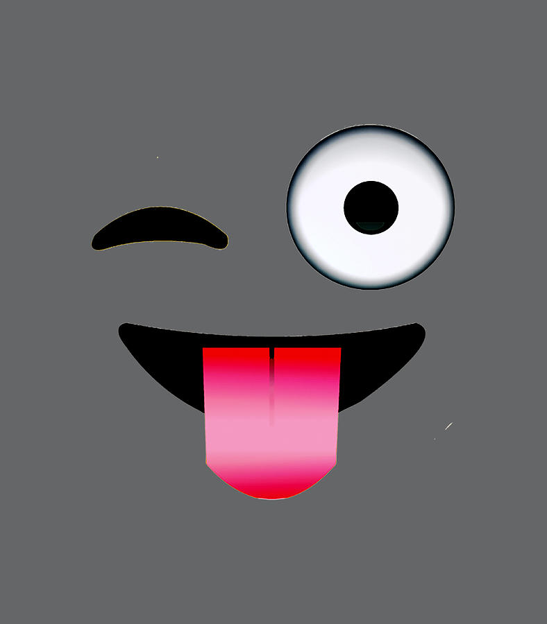 tongue wink emoji