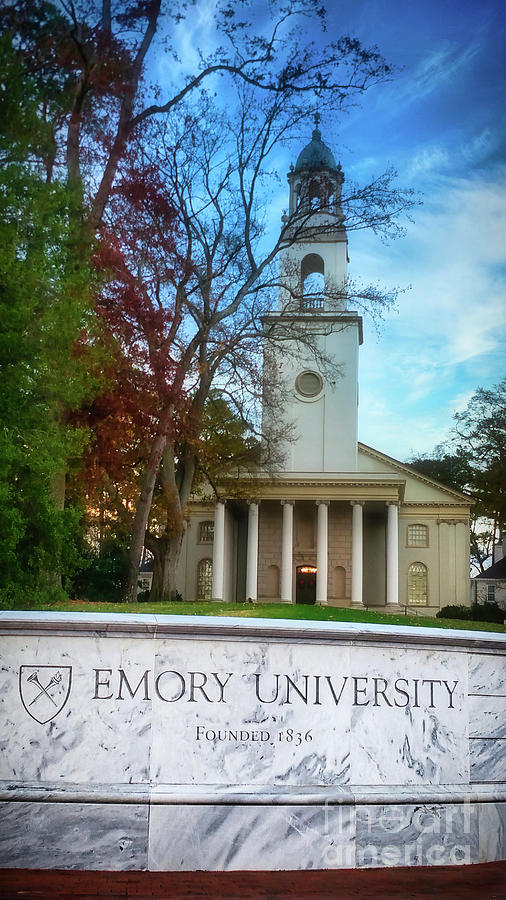 Emory University Entrance Sign Photograph by Amy Dundon