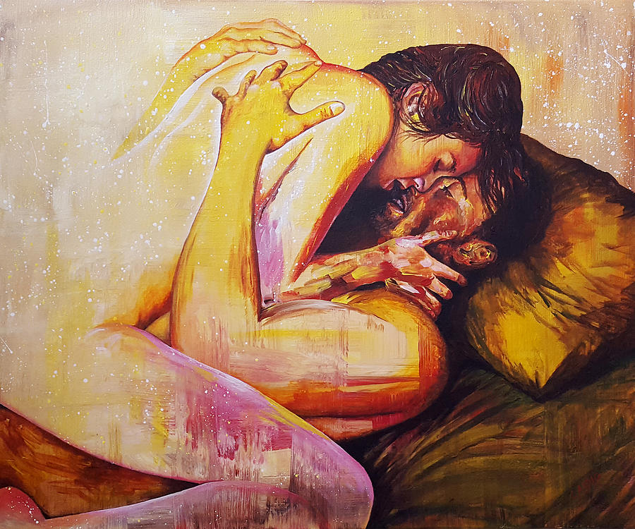 Emotive Sensatory Fusion Painting by Aarron Laidig