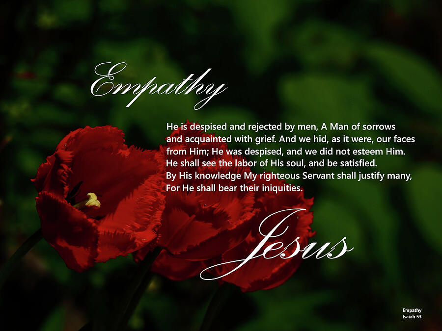 Jesus Christ Photograph - Empathy, Jesus, by Dennis Burton