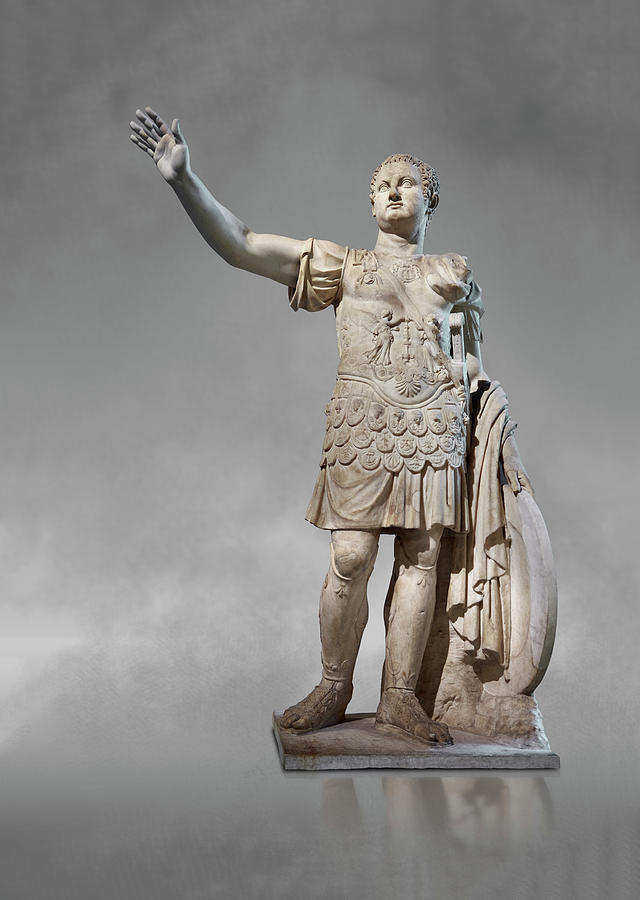 Emperor Titus Roman Statue - Louvre Museum Paris Photograph by Paul E Williams