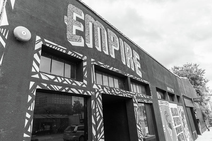 Empire Austin TX Black and White Austin Photograph by John McGraw