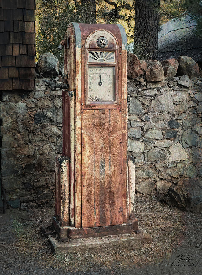 Empire Mine Pump Photograph