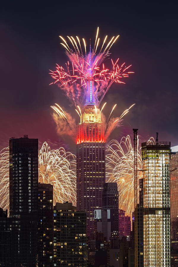Empire State 4th of July Photograph by Susan Candelario