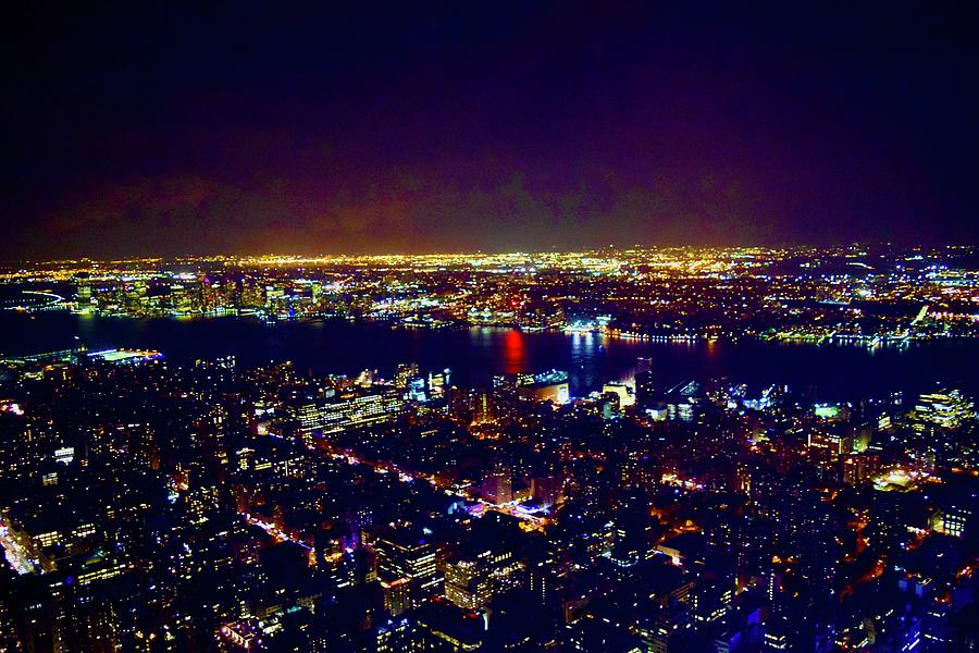 Manhattan,East River,Queens-Aerial view Photograph by Bnte Creations