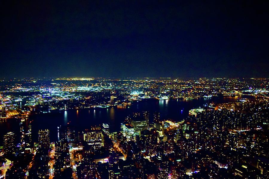Manhattan,East River,Queens-Aerial view II Photograph by Bnte Creations
