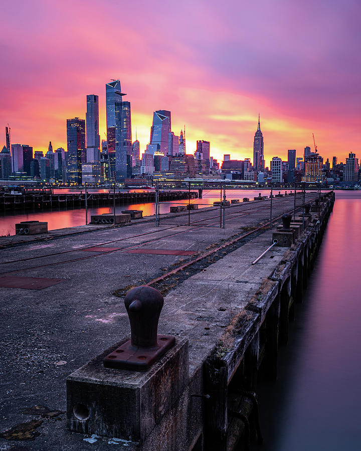 Empire State Building and Hudson Yards #1 Photograph by Zawhaus Photography