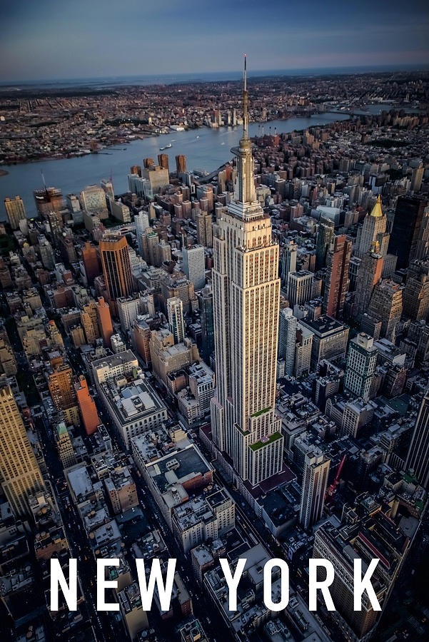 Empire State Building Aerial P10A Photograph by Michelle Saraswati ...