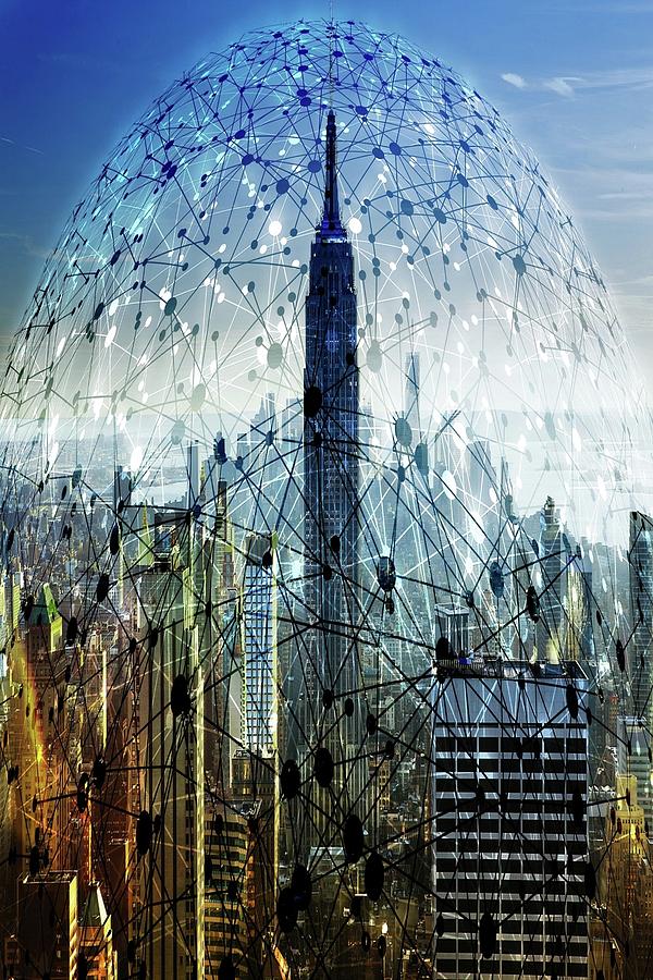 Empire state building Digital Art by Marisol Roldan - Fine Art America